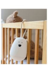 Rabbit&Friends meko svjetlo, s ručkom, medo s daljinskim upravljačem, bijeli