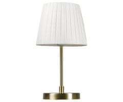 Platinet PTL02BW stolna svjetiljka, metal, tekstil, max 25W, 480x210 mm, bijela, zlatna, brončana