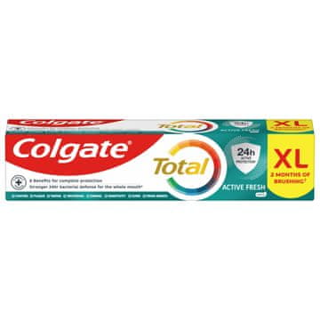Colgate Total Active Fresh XXL pasta za zube, 125 ml