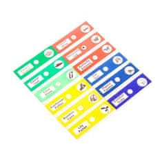 Netscroll Set mikroskopskih preparata, 12 kom, pločice za mikroskop, unaprijed pripremljene obojene pločice za promatranje, edukativni dodatak za dječji mikroskop MicroscopeKit, Slides