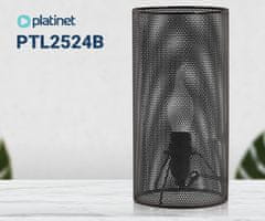 Platinet PTL2524B stolna svjetiljka, metal, max 25W, 240x120mm, crna