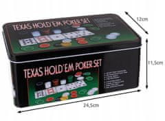 Kruzzel Texas Holdem poker set od 200 žetona