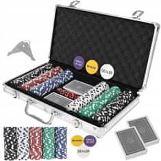Kruzzel Texas Holdem poker set 300 žetona u alu. kofer