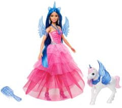 Mattel 65. godišnjica Barbie, lutka jednorog sa safirnim krilima (HRR16)