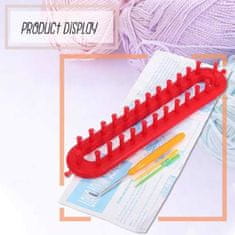 Netscroll Set za pletenje bez igala, komplet za izradu šalova i modnih dodataka, idealan hobi poklon, ScarfKit