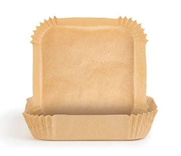 Rosmarino Set od 50 komada papira za pečenje za fritezu na vrući zrak, kvadratni, 20 cm