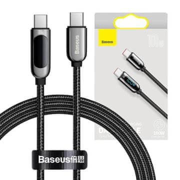 MojPlanet Baseus Display kabel USB-C na Type-C 100W 1m (crni)