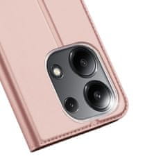 Dux Ducis Skin Pro preklopna maska za Xiaomi Redmi Note 13 4G, ružičasta