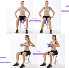 SOLFIT® Trenažer za bedra i noge – podesivi otpor, prijenosni fitness uređaj, toniranje mišića | MUSCULEX