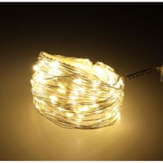 Ikonka Aga LED Dekorativna Žica 5m 50 LED Topla bijela