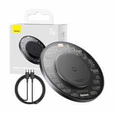 BASEUS bežični punjač 15W QI prozirni CCJJ050001