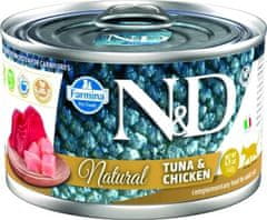 Farmina Farmina n&d cat natural tuna&chicken - mokra hrana za mačke - 140 g