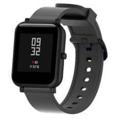 BStrap Silicone V4 remen za Xiaomi Amazfit GTR Mini, black