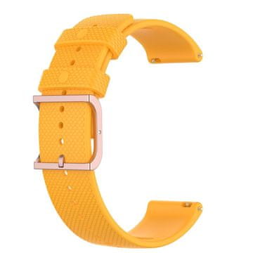 BStrap Silicone Rain remen za Xiaomi Amazfit GTR Mini, yellow