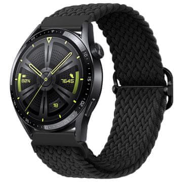 BStrap Elastic Nylon remen za Xiaomi Amazfit GTR Mini, black