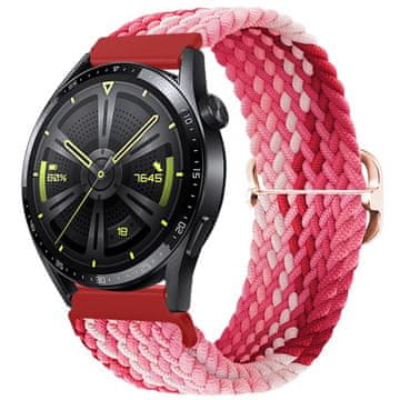 BStrap Elastic Nylon remen za Xiaomi Amazfit GTR Mini, strawberry