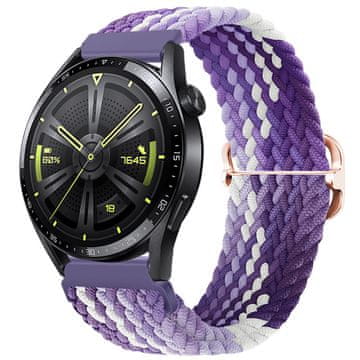 BStrap Elastic Nylon remen za Xiaomi Amazfit GTR Mini, grape