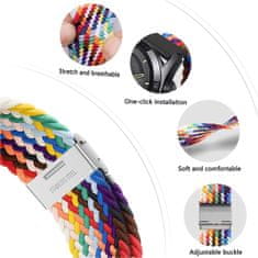BStrap Elastic Nylon 2 remen za Xiaomi Amazfit GTR Mini, black