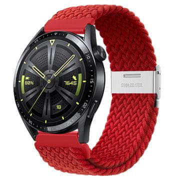 BStrap Elastic Nylon 2 remen za Xiaomi Amazfit GTR Mini, red