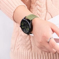 BStrap Denim remen za Xiaomi Amazfit GTR Mini, olive green