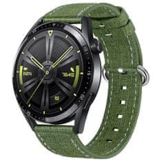 BStrap Denim remen za Xiaomi Amazfit GTR Mini, olive green