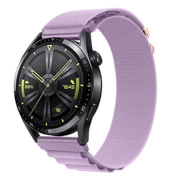 BStrap Nylon Loop remen za Xiaomi Amazfit GTR Mini, lavender