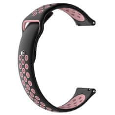 BStrap Silicone Sport remen za Xiaomi Amazfit GTR Mini, black/pink