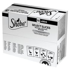 Sheba vrećice peradi u soku za odrasle mačke 72×85 g
