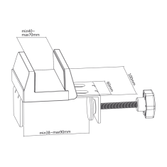 MaxTrack Nosač za električne razdjelnike NVZ 5W bijeli