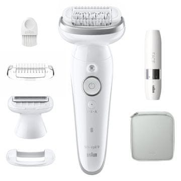 Braun Silk-épil 9-041 epilator, bijelo/srebrna