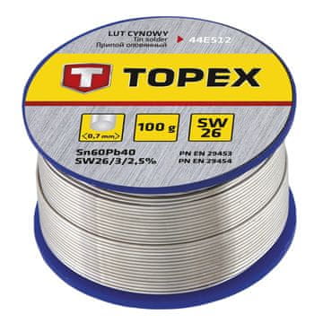 Topex Kositreni lem 60% Sn, žica 0,7 mm, 100 g