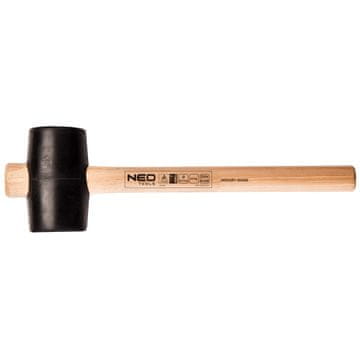 Gumeni čekić 65 mm/425 g, drška od hikorija