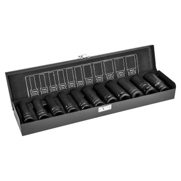 Topex Udarni nastavci 1/2", 10-24 mm, set od 11 komada