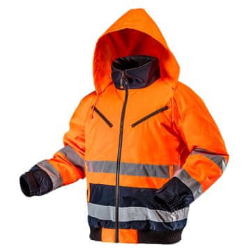 slomart NEO TOOLS Otepljena radna jakna, narančasta, veličina XL