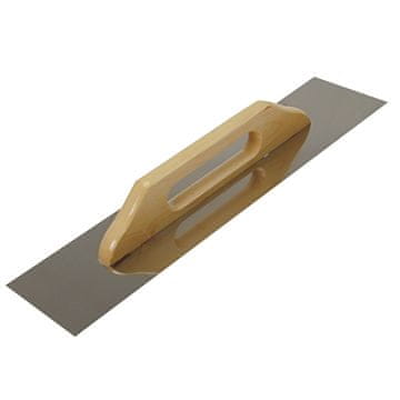 slomart TOPEX Ravna gleterica za estrih, 580x130 mm, drvena drška