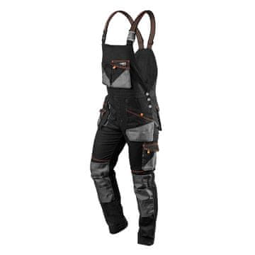 slomart NEO TOOLS 81-248-S radne hlače s podbradnikom HD Slim, veličina S