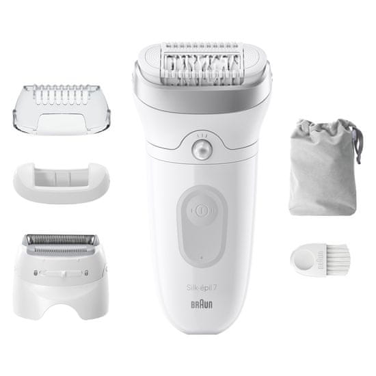 Braun Silk-épil 7-041 epilator, bijelo/srebrna
