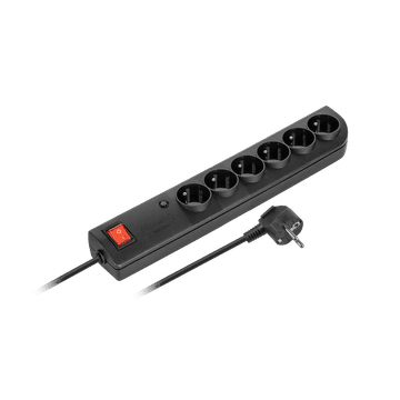 slomart Produžni kabel protivanaponaponski ELGOTECH PSF4-601-2, 6x SCHUKO, 1.5m