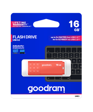 GoodRam Pendrive goodram 16 gb usb 3.0 ume3 narančasti
