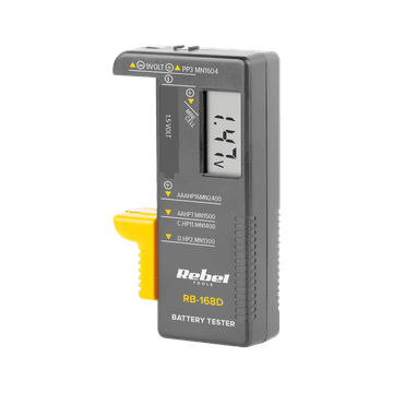 Rebel Digitalni tester baterija AA AAA R6 R9