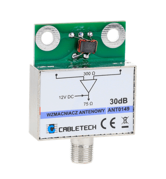 slomart Antenski pojačalo Cabletech 30dB, s F konektorom