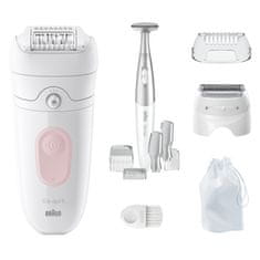 Silk-épil 5- 230 epilator, bijelo/roza