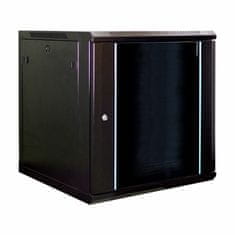 Datech zidni ormar 12U 635 600x450 crni + polica DP.6412.9001