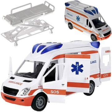 slomart KRUZZEL Vozilo hitne pomoći - Ambulantno vozilo sa svjetlosnim i zvučnim efektima