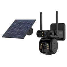 Secutek Rotirajuća vanjska solarna kamera na SIM karticu Y10-4G-Q11 s dvije leće