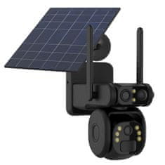 Secutek Rotirajuća vanjska solarna kamera na SIM karticu Y10-4G-Q11 s dvije leće