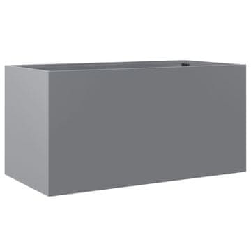 Vidaxl Sadilica srebrna 62 x 30 x 29 cm od pocinčanog čelika