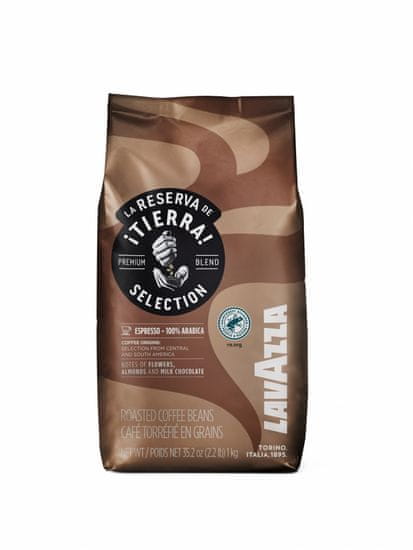 Lavazza Reserva de Tierra! Selection kava u zrnu, 1 kg