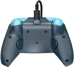 PDP Rematch kontroler za Xbox, žičani, svijetli u mraku, tema Blue Tide
