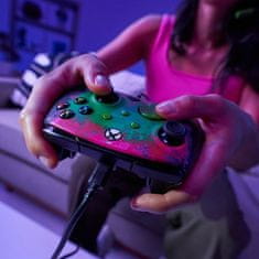 PDP Rematch kontroler za Xbox, žičani, svijetli u mraku, tema Space Dust